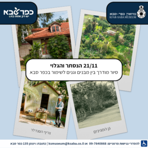 סיור הנסתר והגלוי 21.11