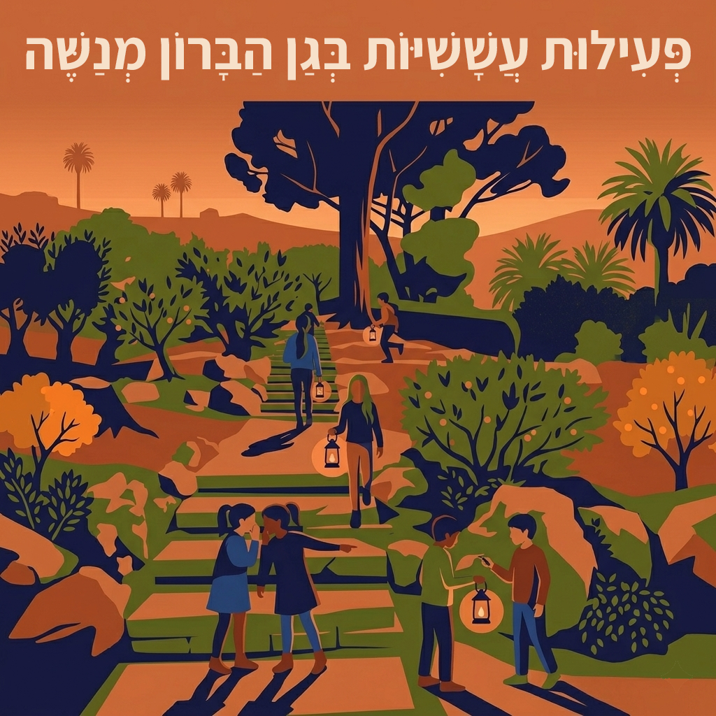 פְּעִילוּת עֲשָׁשִׁיּוֹת בְּגַן הַבָּרוֹן מְנַשֶּׁה